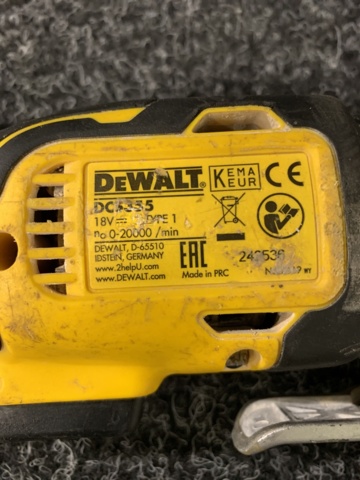 1101416-5 Multitool DeWalt DCS355