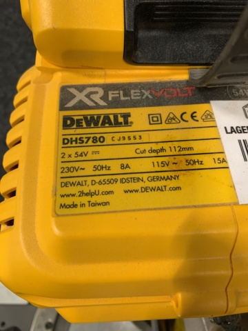 1101426-3 Miter saw DeWalt DHS780