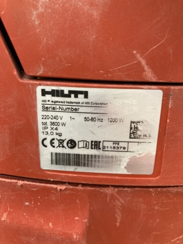 1113282-4 Industrial vacuum cleaner HILTI VC 20-UM