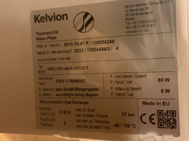 1061786-5 New condenser fan Kelvion