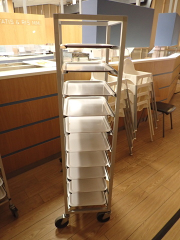 1112643-4 3 tray trolleys