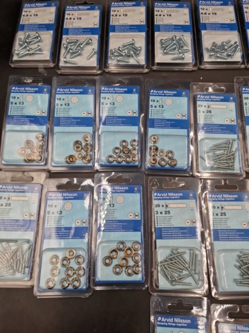 1112739-3 Assortment with screw/decorative washer - Shipping included