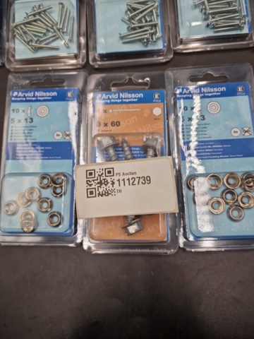 1112739-4 Assortment with screw/decorative washer - Shipping included