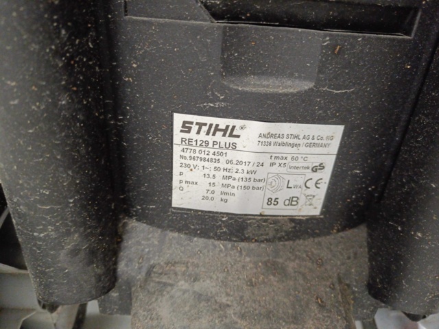 999623-12 Pressure washer Stihl RE129 Plus