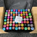 1099762-3 3 bags with 80 double-sided colored markers/pencils in each bag