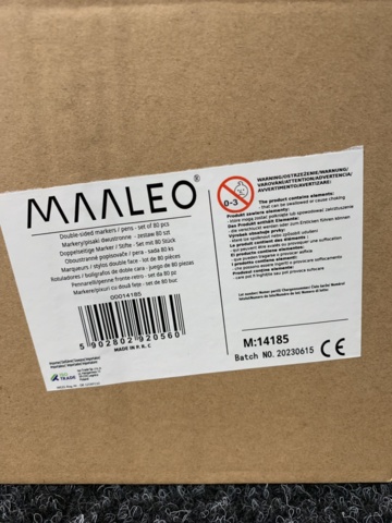 1099762-5 3 bags with 80 double-sided colored markers/pencils in each bag