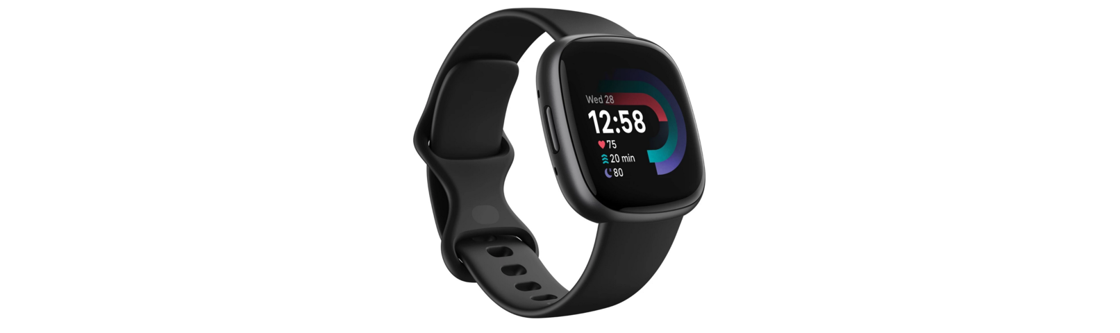 1089554-2 Smart watch Fitbit Versa 4 Black Graphite