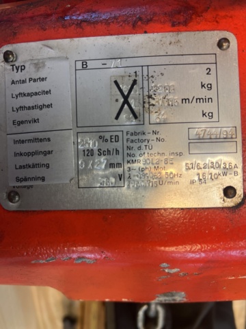 898526-8 Telefer 3.2Ton