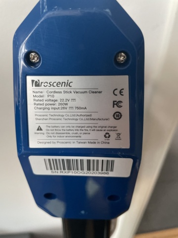 1066570-3 Cordless vacuum cleaner - Proscenic P10