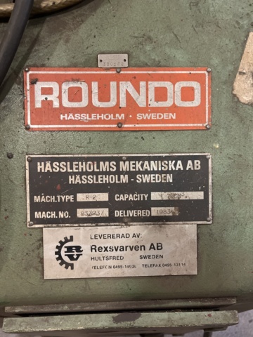 1068710-5 Pipe bending machine Roundo R-2