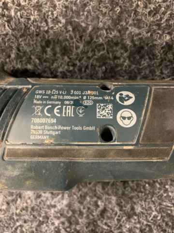 1099999-9 Angle grinder Bosch GWS 18-125 V-LI