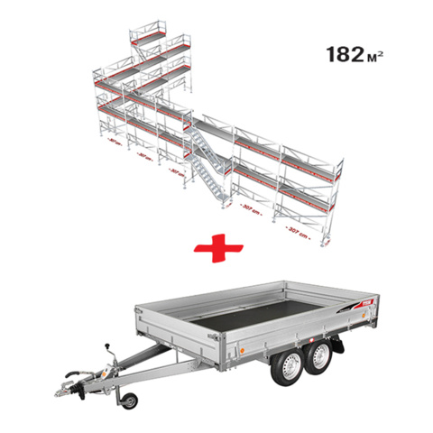 1114539-8 Tysse Ställningstrailer 182 kvm