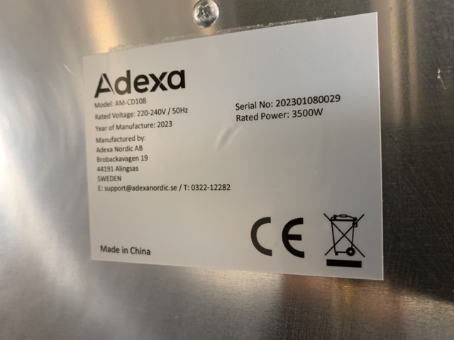 993440-4 Induction plate Adexa AM-CD108