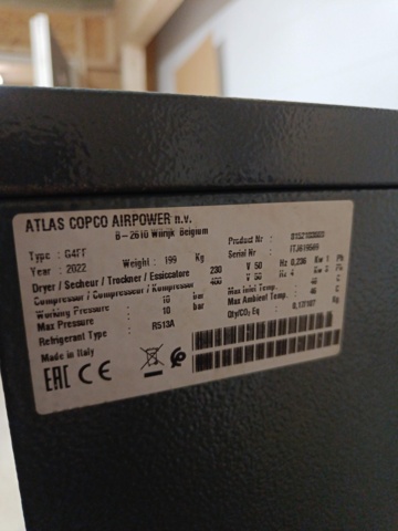 999889-21 Screw compressor Atlas Copco G4FF -2022