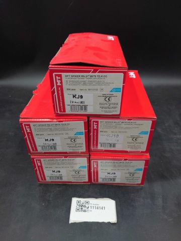 1114141-1 5 pcs 500-pack Galvanized nail