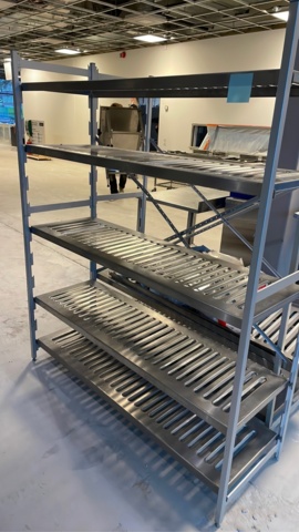 1105488-1 3 pcs Pantry shelf/storage shelf food-approved commercial kitchen