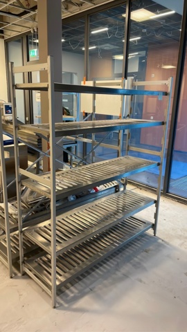 1105488-3 3 pcs Pantry shelf/storage shelf food-approved commercial kitchen