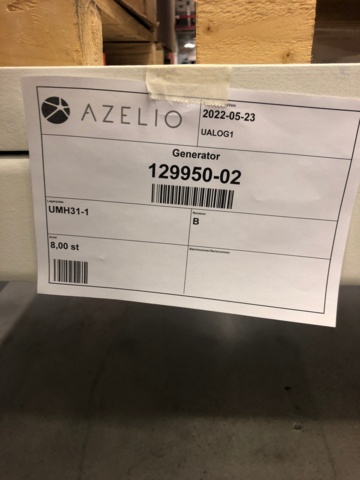 1114809-2 ABB Alternator M3AA 160 MLB 4