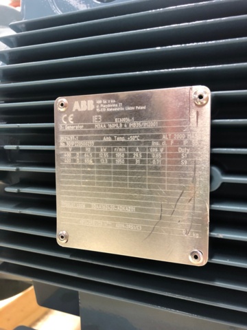 1114809-7 ABB Alternator M3AA 160 MLB 4