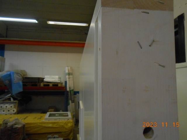 998873-3 Front door White Glass row