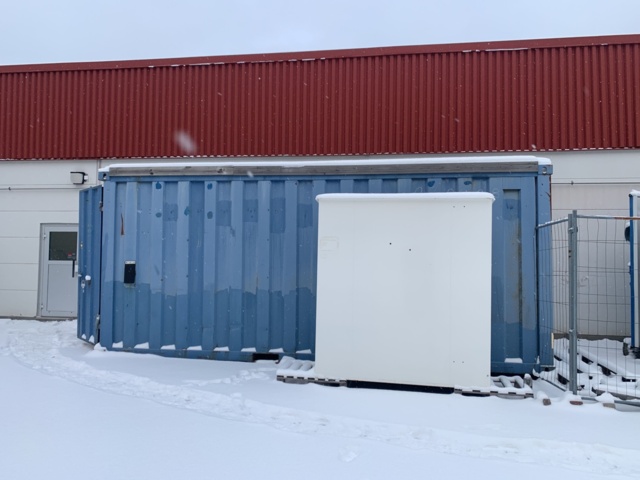 Container insulated 20 feet with various ABB electrical appliances - PS ...