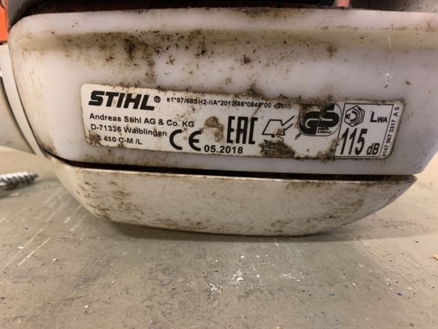 1035359-3 Stihl FS 410 C clearing saw / grass trimmer with protective equipment