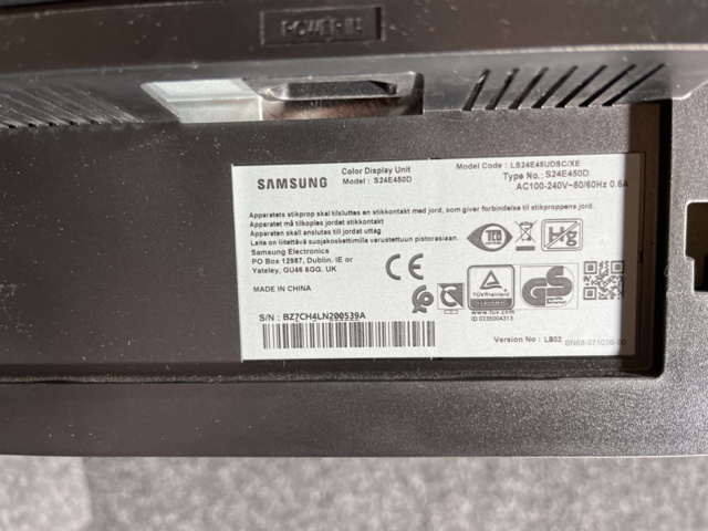 1114914-11 Samsung S24E450D
