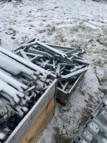 1048192-28 Scaffolding Layher approx. 1000 square meters