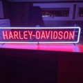 1115583-2 New Harley Davidson neon sign, 85 cm
