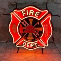 1115585-1 New neon sign Fire Dept, 60 cm