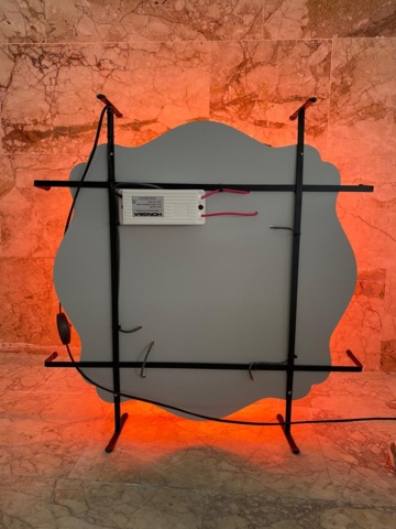 1115585-2 New neon sign Fire Dept, 60 cm