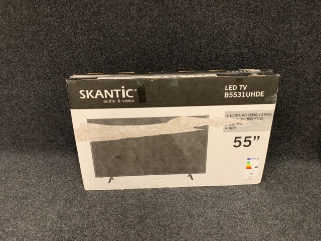 1084700-3 55" Ultra HD-TV med HDR 10 & Dolby Vision Skantic B5531UHD