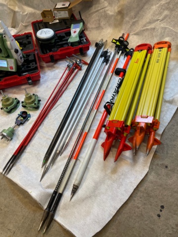 1115613-3 Total station Leica TS15 1” R1000 with handheld computer CS15 and GS14