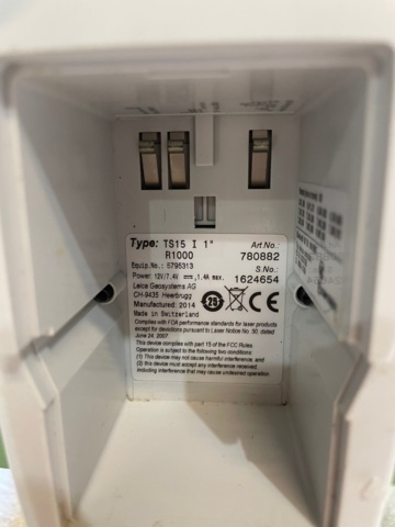 1115613-16 Total station Leica TS15 1” R1000 with handheld computer CS15 and GS14