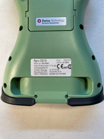 1115613-19 Total station Leica TS15 1” R1000 with handheld computer CS15 and GS14