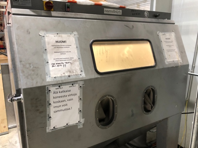 1114880-4 Normfinish hiekkapuhalluskaappi