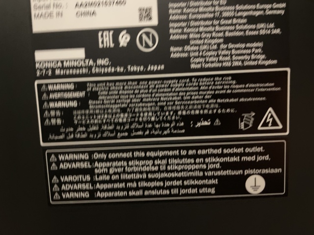 1115830-24 Konica Minolta bizhub C250i