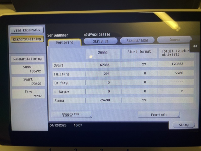 1115832-7 Konica Minolta bizhub c308