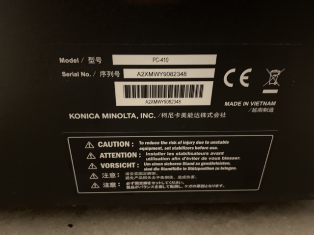 1115832-21 Konica Minolta bizhub c308