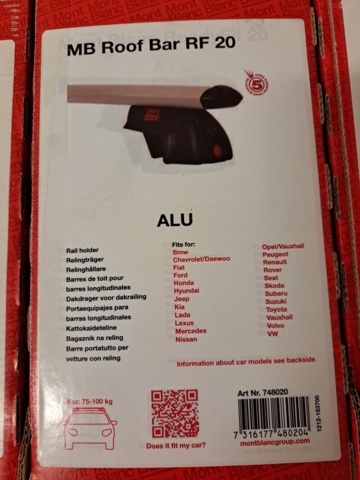 1050750-7 Mont Blanc Ready Fit Various Colors and Sizes