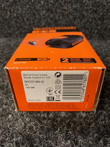 1100089-3 3 pcs Work lighting Black & Decker BDCCF18N-XJBlack & Decker BDCCF18N-XJ