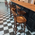 1051441-2 Site-built bar for disassembly and bar stools