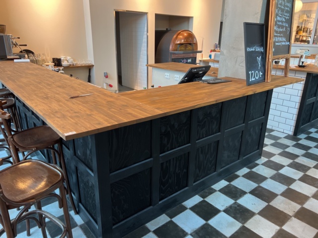 1051441-4 Site-built bar for disassembly and bar stools