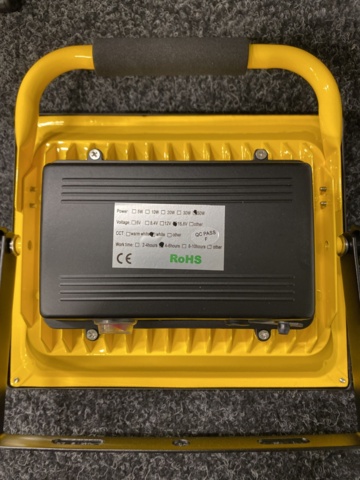 1100726-8 2 work lamps LED 50W rechargeable with stand