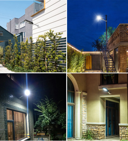 1100721-5 Solar panel Street lighting - Yard lighting 9W IP65