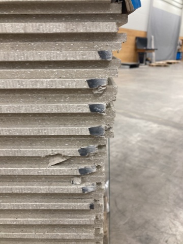1101624-8 Golvfibergips Knauf Gifafloor FHB 25 1200x600 mm ( transportskadat )