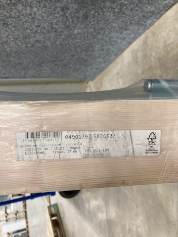 1101628-5 Door frame Swedoor 2089x886mm Sound class EI30/35dB 93mm