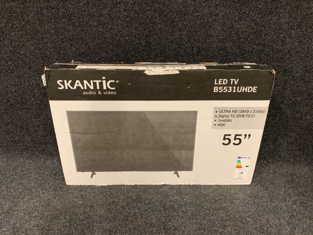 1084728-3 55" Ultra HD-TV med HDR 10 & Dolby Vision Skantic B5531UHD