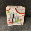 1116242-2 Cooking pot/pan set 6 parts with glass lid - Royalty Line