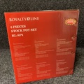1116243-5 Cooking pot/pan set 6 parts with glass lid - Royalty Line